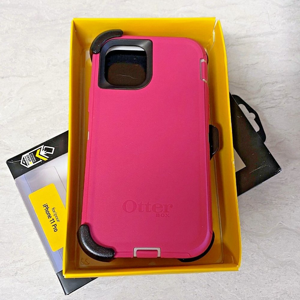 Otter Box Hot PinkApple iPhone 11 Pro Max Case Cover Shockproof Series Defender